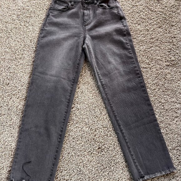 Volcom STN Step Hi-Rise Pants – Size 25, High Waisted Gray Denim - Picture 1 of 3